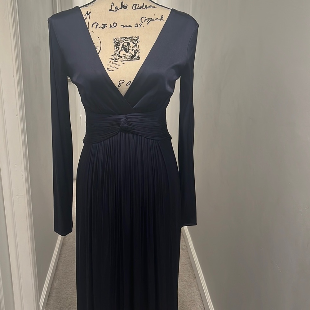 BCBG Navy Gown XS